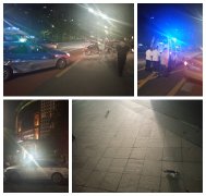 突发：杭州萧山市心北路雷迪森铂丽酒店段发交通事故
